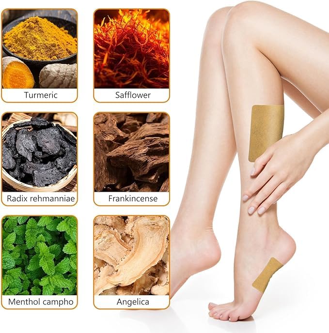 TURMERIC VERICOSE VEIN RELIEF PATCHES (10 Patches)