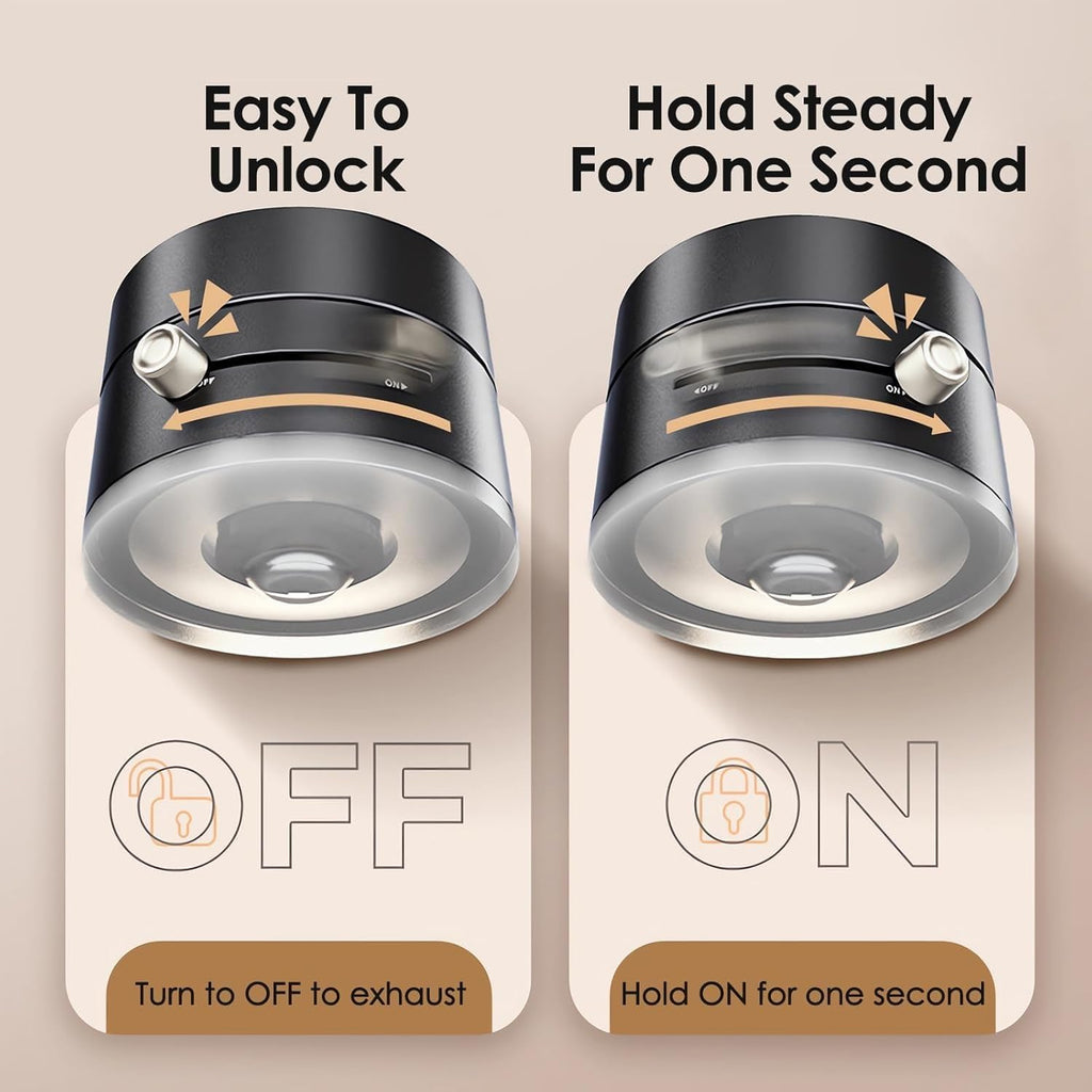 Vacuum Magnetic Suction Phone Holder, 360° Rotatable Universal Mount