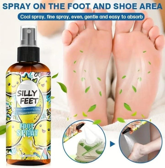 Silly Feet Foot Spray - Lemon 100ml (Pack of 2)