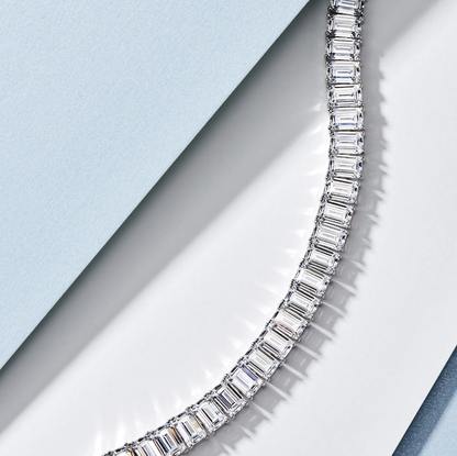 Emerald Diamond Tennis Bracelet (Pack of 2)