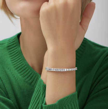 Emerald Diamond Tennis Bracelet (Pack of 2)