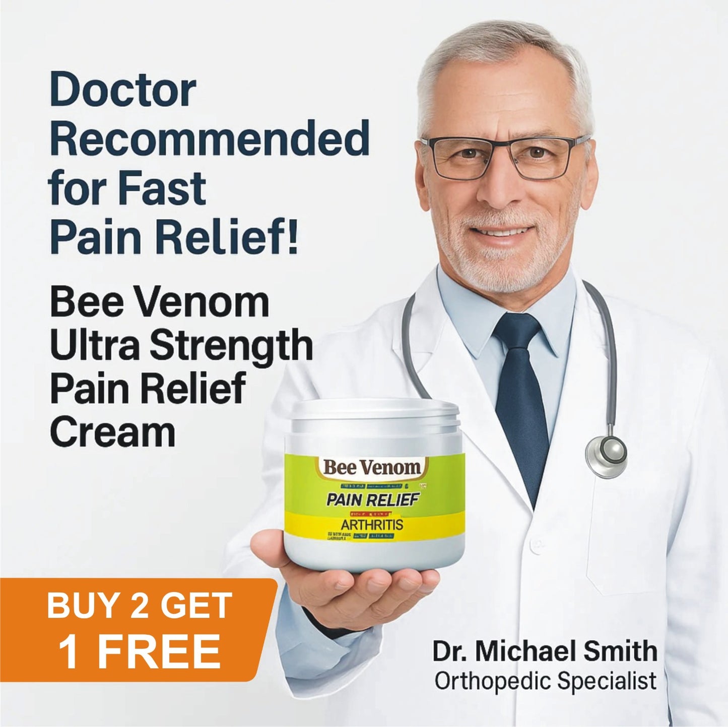 Bee Venom Joint and Bone Therapy Cream (Pack of 3)